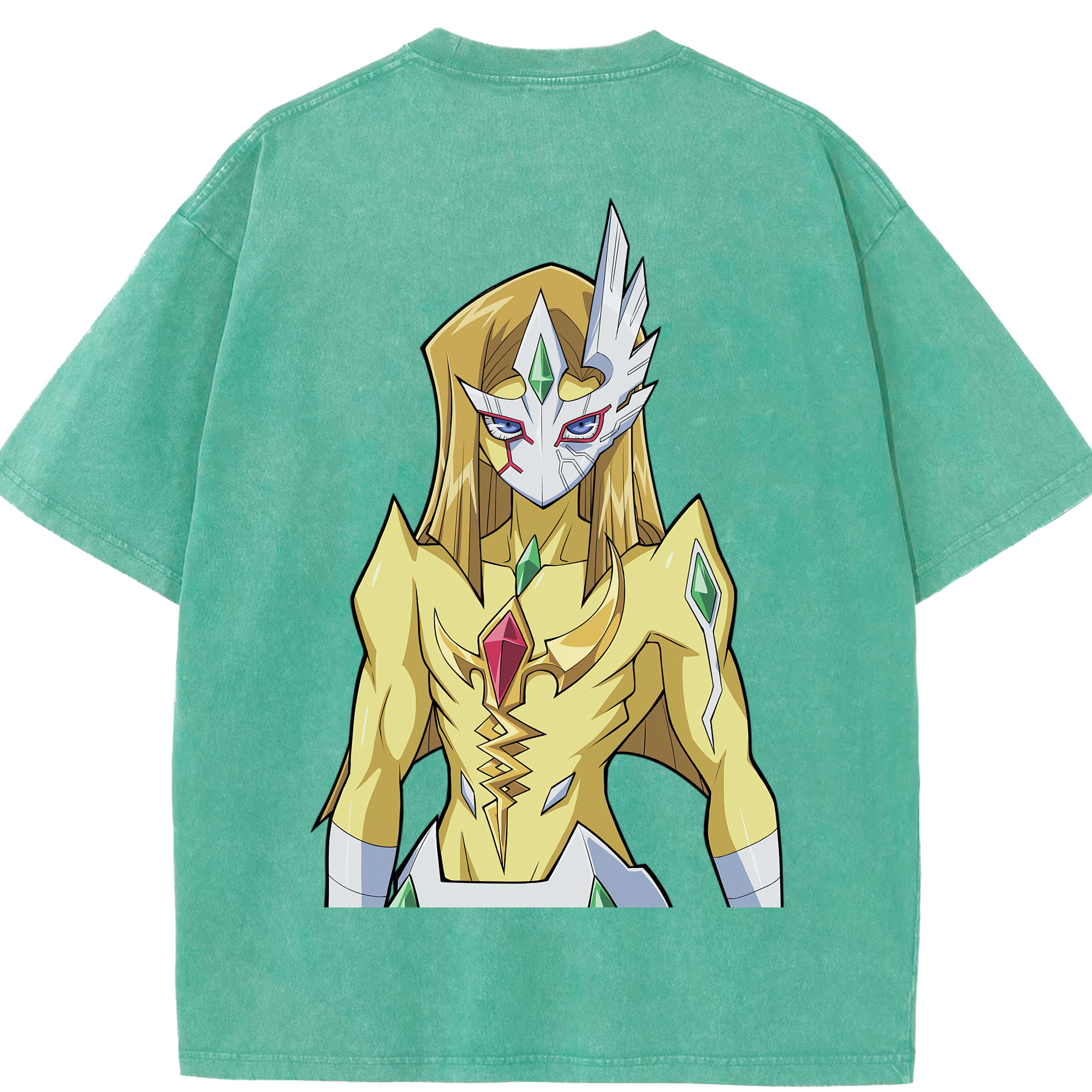 （画像用） 遊☆戯☆王 Yu-Gi-Oh! 綿100% ヴィンテージ風 半袖Tシャツ（背面プリント）